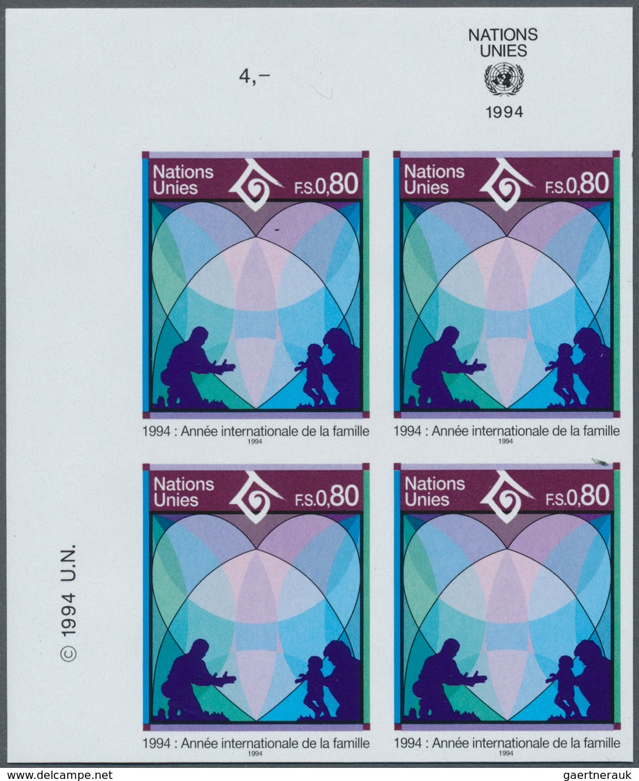 Vereinte Nationen - Genf: 1994. IMPERFORATE Corner Block Of 4 For The 80c Value Of The Issue "Intl. - Altri & Non Classificati