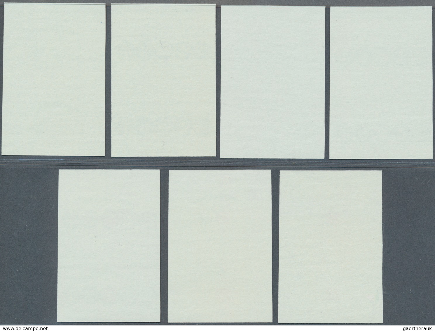 Vereinte Nationen - Wien: 1985. Progressive Proof (13 Phases), Viz Color Separations, In Vertical Pa - Andere & Zonder Classificatie