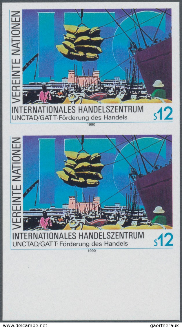 Vereinte Nationen - Wien: 1990, Internationales Handelszentrum ITC 12 S. 'Frachthafen' Im UNGEZÄHNTE - Altri & Non Classificati