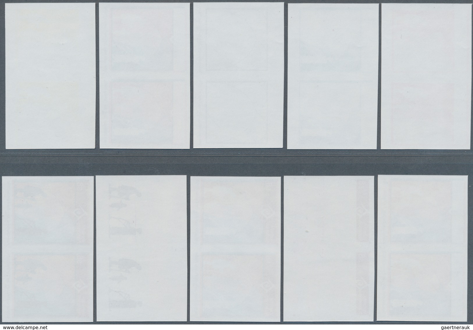 Vereinte Nationen - Wien: 1994. Progressive Proof (10 Phases), Viz Color Separations, In Horizontal - Andere & Zonder Classificatie