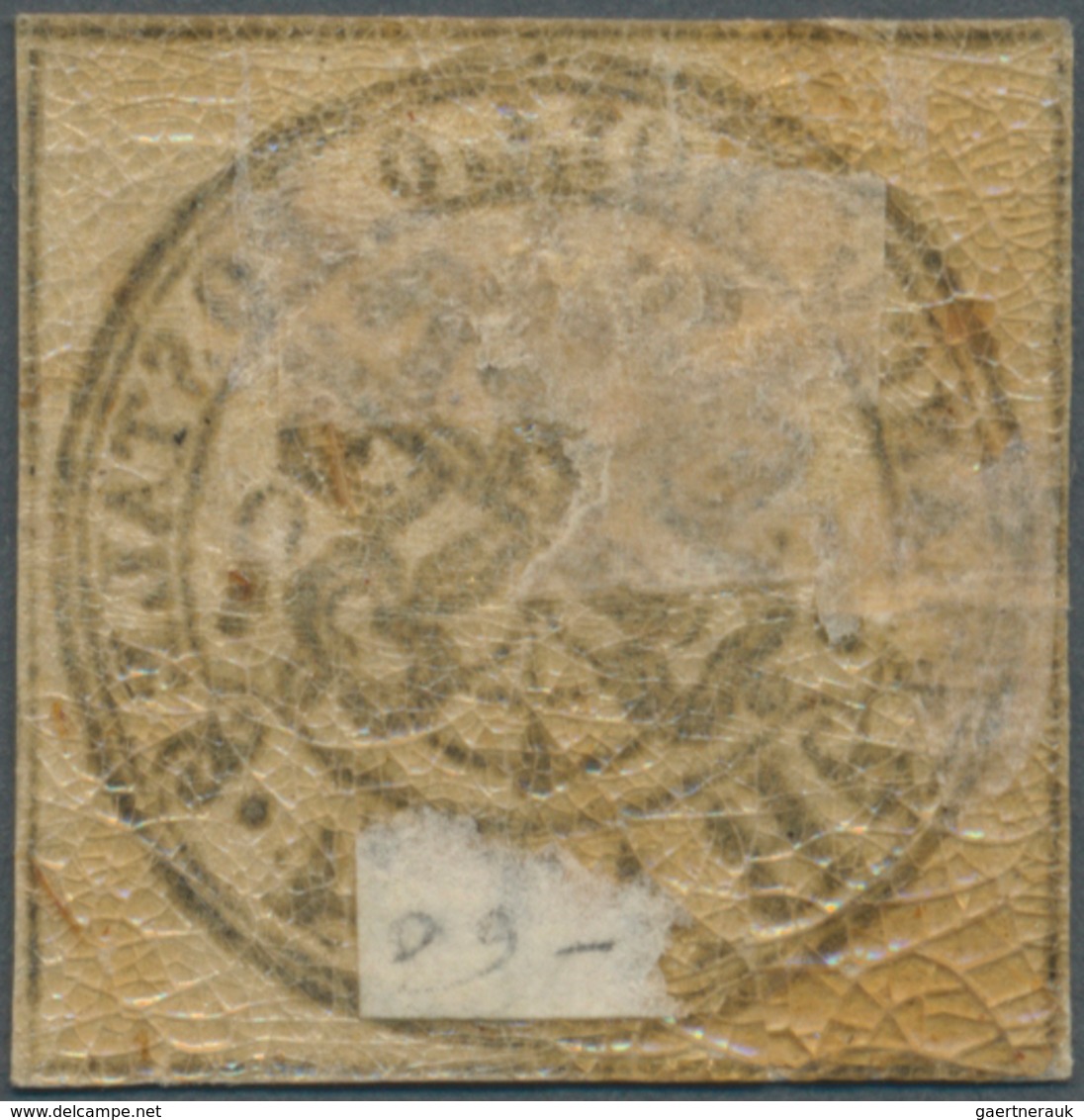 Italien - Altitalienische Staaten: Kirchenstaat: 1852, 4baj. Light Brownish Grey, Fresh Colour, Very - Papal States