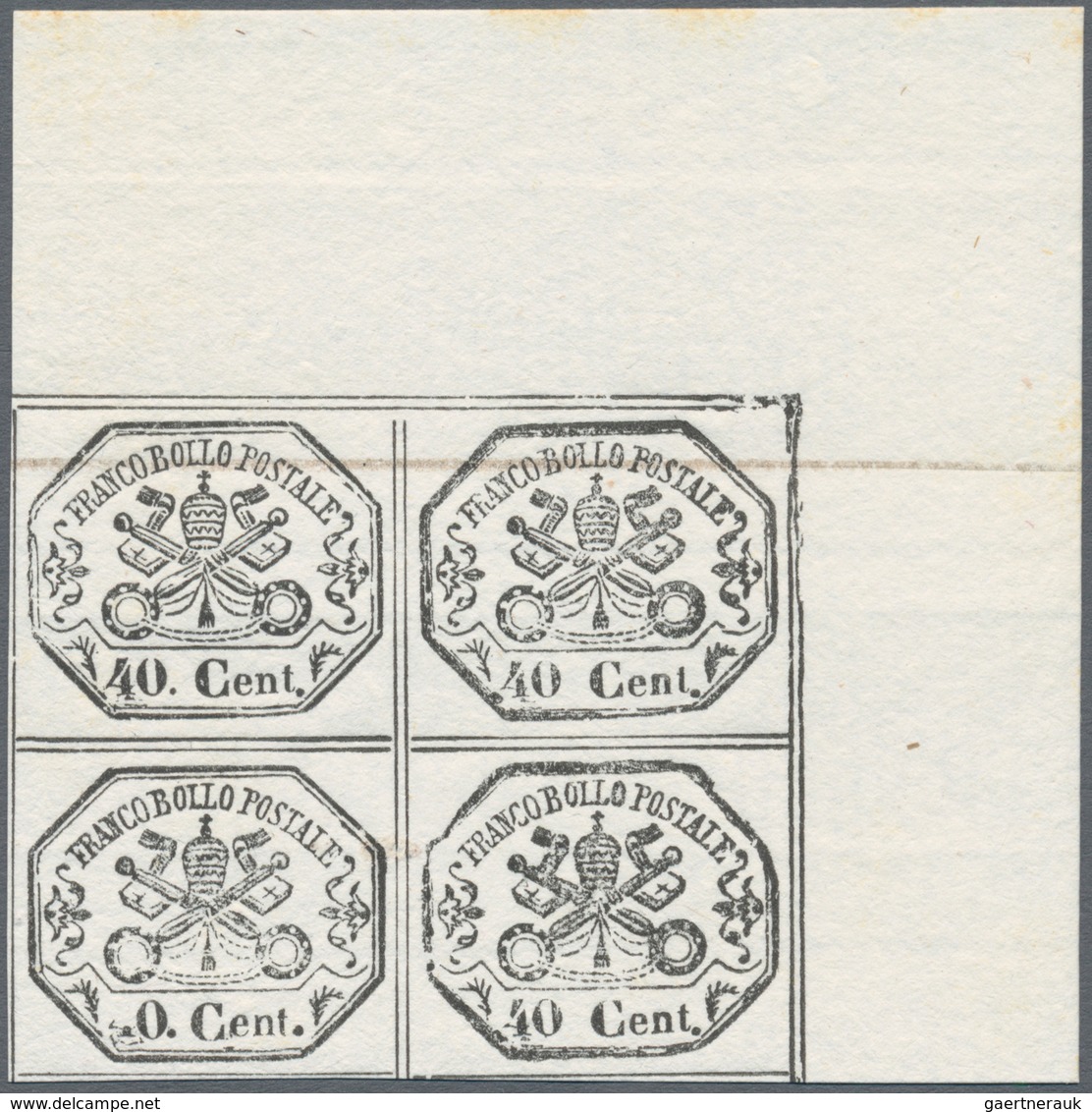 Italien - Altitalienische Staaten: Kirchenstaat: 1889: Reprints Of MOENS On White Paper, Two Series - Kerkelijke Staten