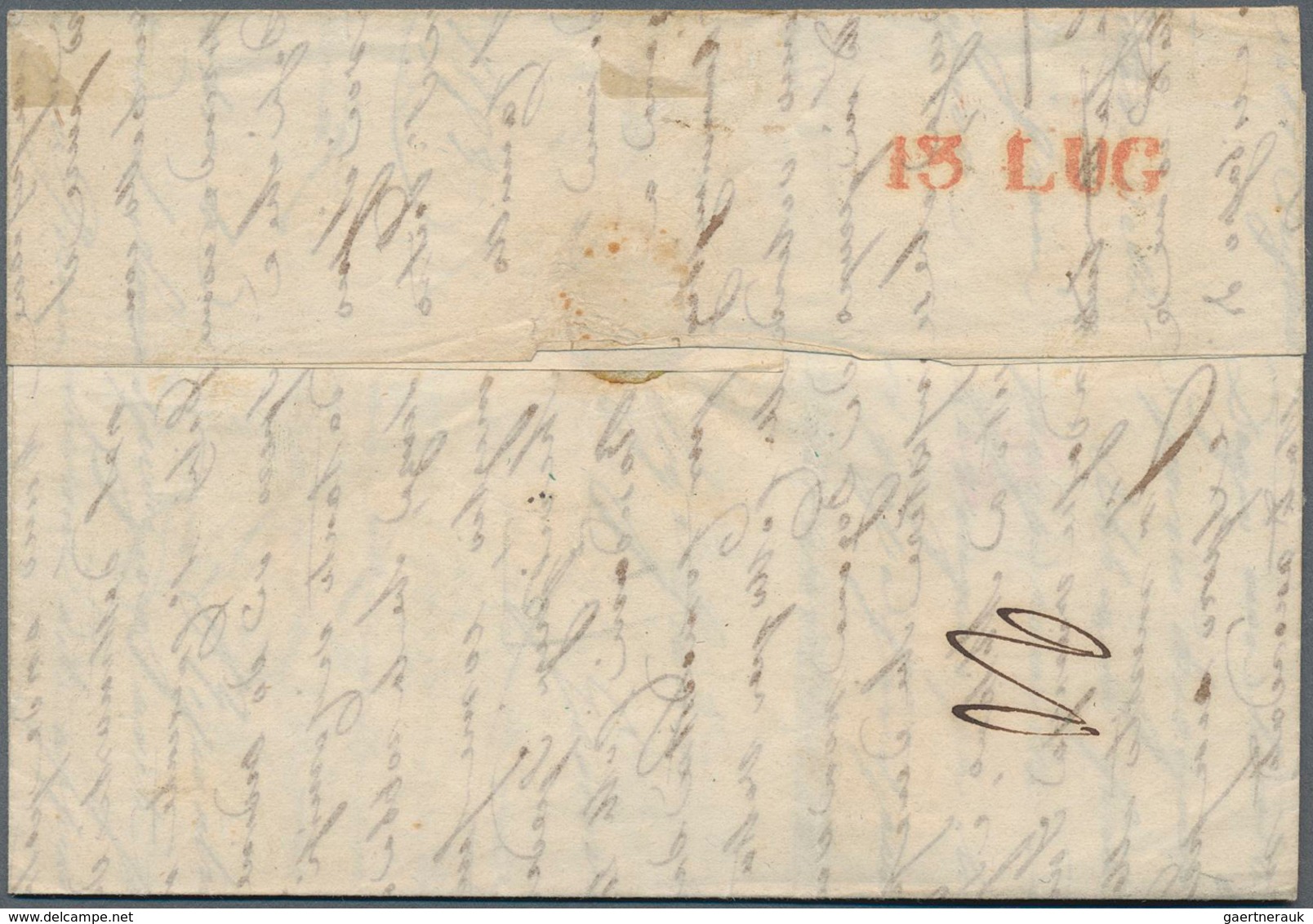 Italien - Altitalienische Staaten: Parma: 1852, 10 C Black On White, Horizontal Pair, Even To Full M - Parma