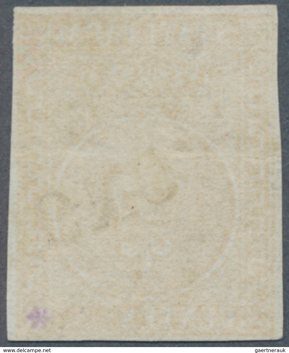 Italien - Altitalienische Staaten: Parma: 1853, 5c. Yellow, Bright Colour, Close To Full Margins, Ho - Parma