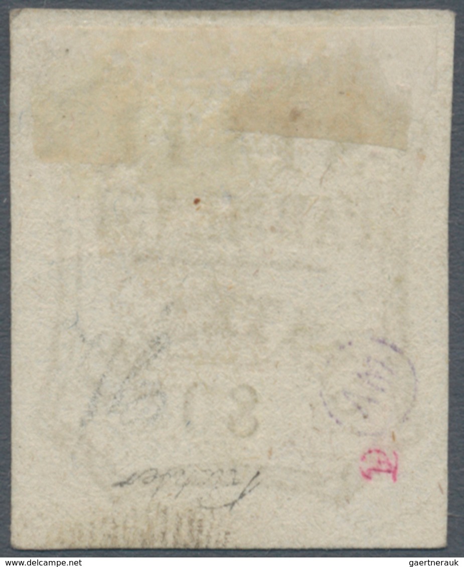 Italien - Altitalienische Staaten: Parma: 1859, Provisional Government, 80 Cents Olive Bistre, Unuse - Parma