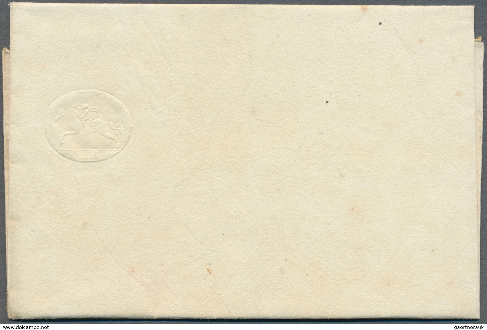 Italien - Altitalienische Staaten: Sardinien: 1820, 25 C Cavallini, Mint With Watermark "Direzione G - Sardaigne