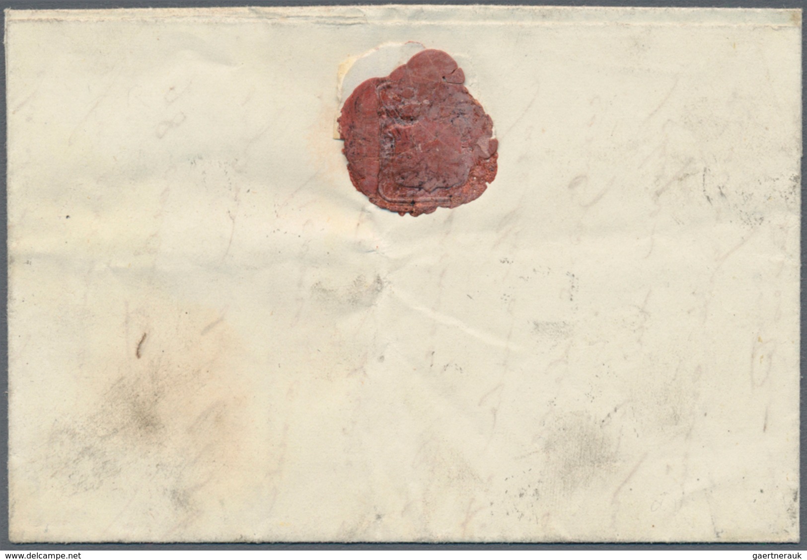 Italien - Altitalienische Staaten: Sizilien: 1859, 1/2 Grano, Second Plate, Orange, Palermo Paper, T - Sicilië