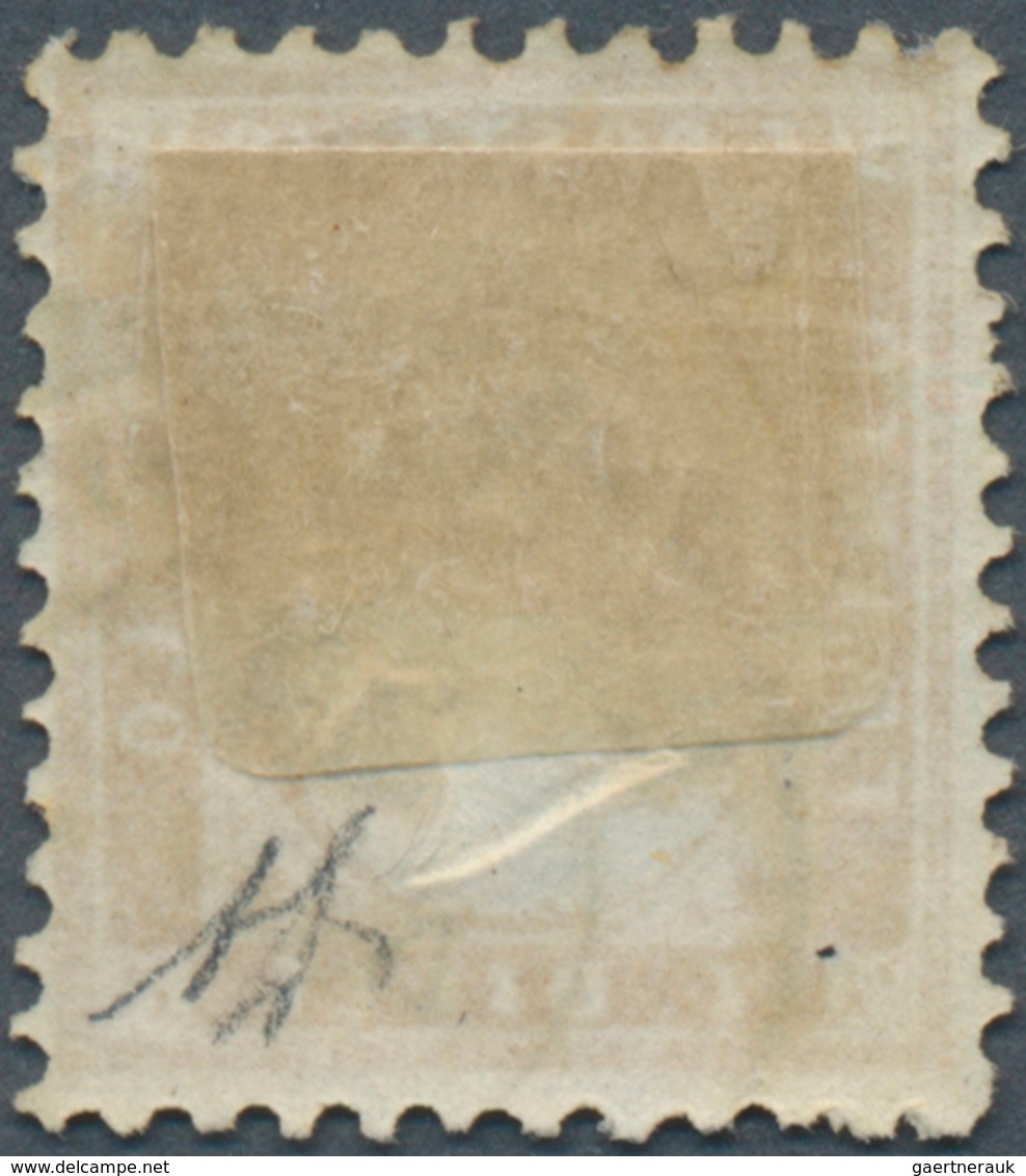 Italien: 1862, 10c. Brown, Better Shade, Fresh Colour, Well Perforated, Clearly Oblit. "REGGIO 24 NO - Ongebruikt