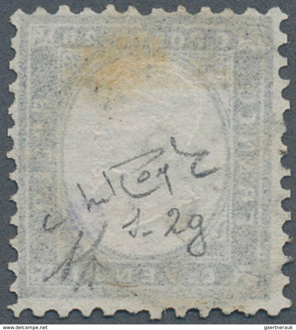 Italien: 1862, 20c. Blue, Deep Colour, Well Perforated, Neatly Cancelled, Slight Toning, Signed A.Di - Ongebruikt