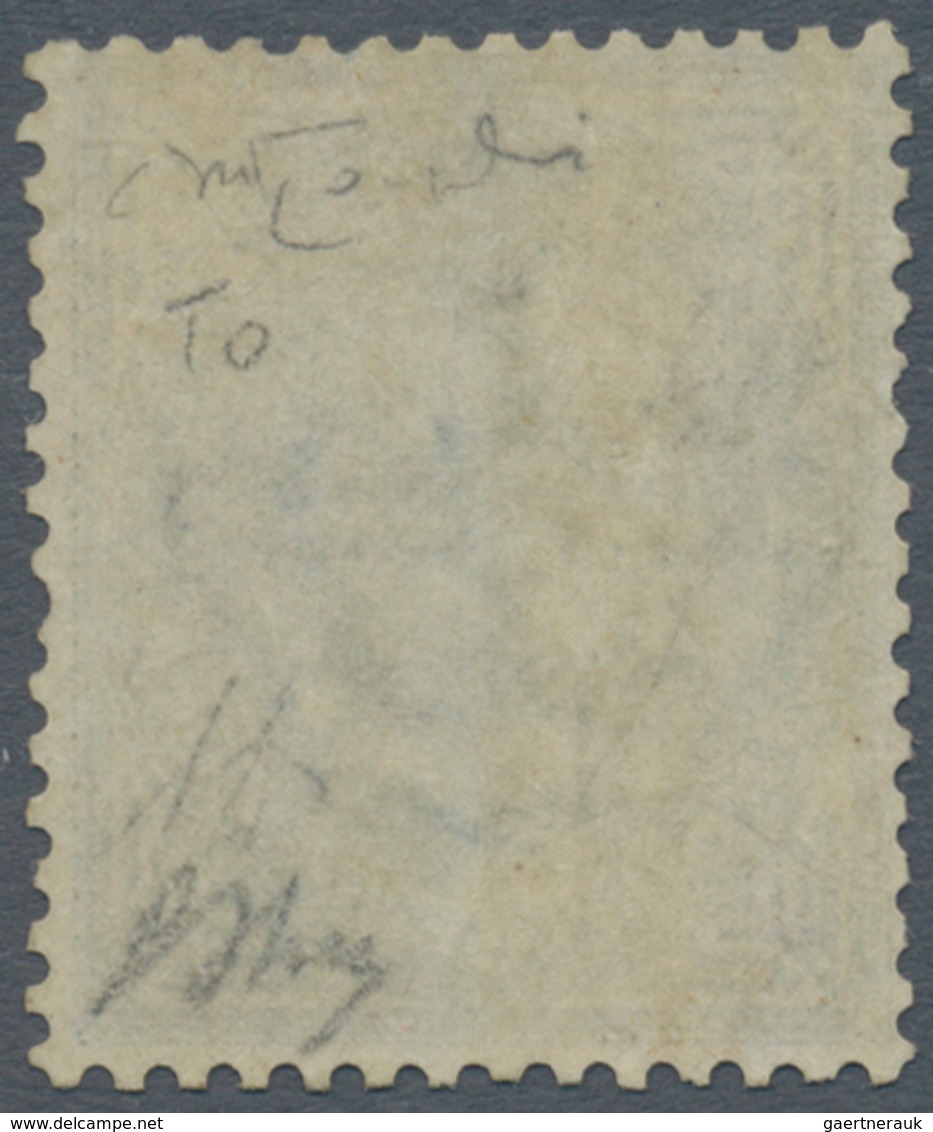 Italien: 1866, 5 Cents Green-grey, Turin Printing, Discreet Centering, MNH. Certificate Raybaudi. ÷ - Ongebruikt