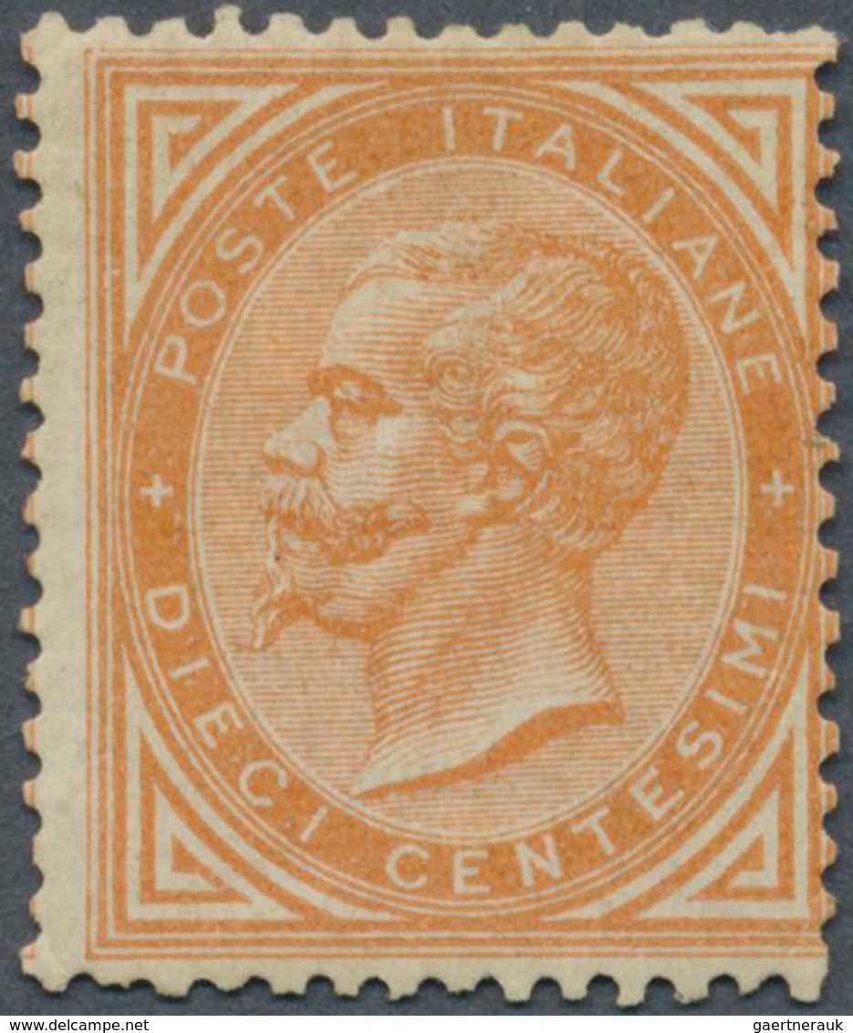 Italien: 1863, 1c. Brownorange, Mint Regummed, Fine And Fresh, Michel Catalogue Value 2.500,- Euro - Ongebruikt