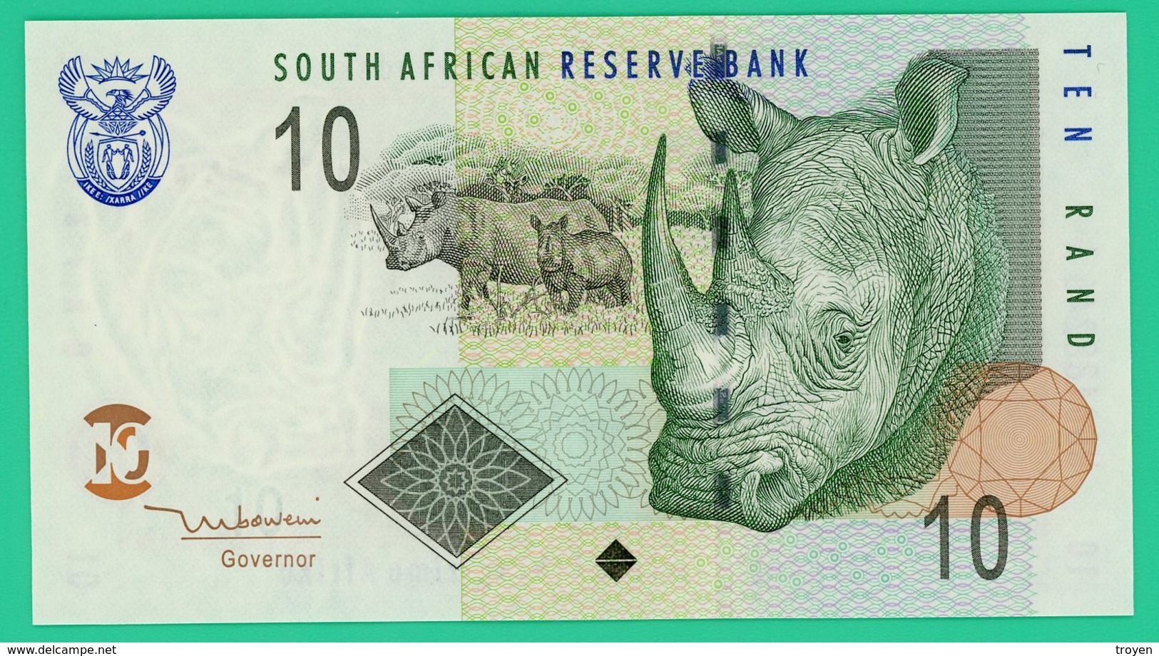 10 Rands - Afrique Du Sud - 1993 - N° HG8488246A  - Neuf - Afrique Du Sud