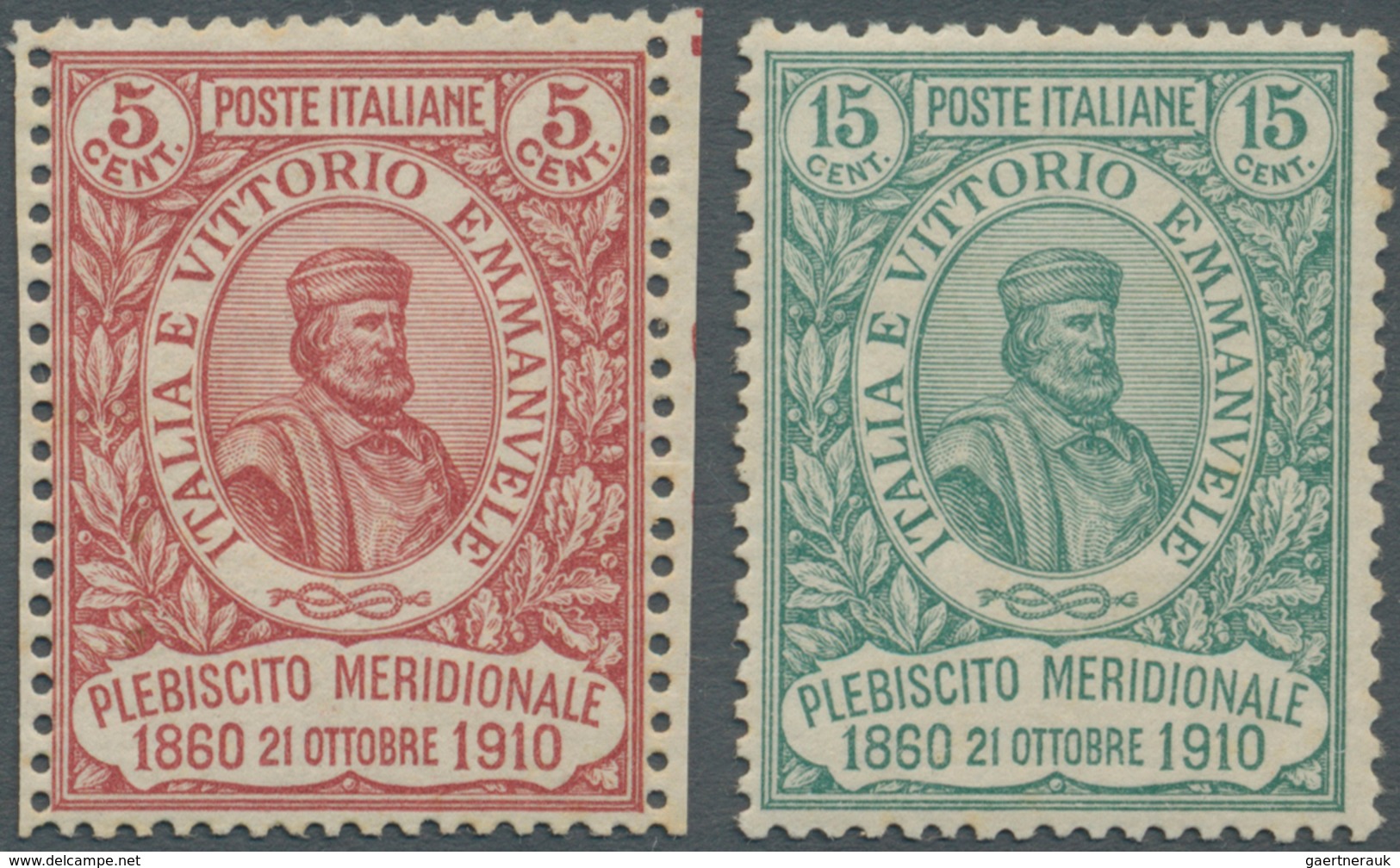 Italien: 1910, Napoli Issue Both Values Mint Never Hinged, Very Fine And Fresh, Sassone Catalogue Va - Ongebruikt