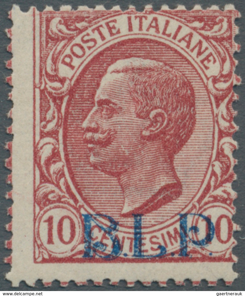 Italien: 1922, "B.L.P." Overprinted 10c. Rose, Mint Tiny Hinge Remain, Fine And Fresh, Expertised Di - Mint/hinged