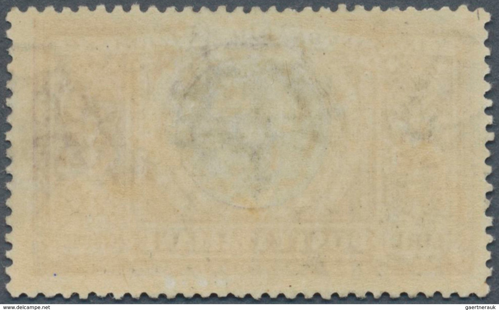 Italien: 1923, 5 L. Violet And Black, Mint Tiny Hinge Remain, Fine, Sassone Catalogue Value 500,- Eu - Mint/hinged