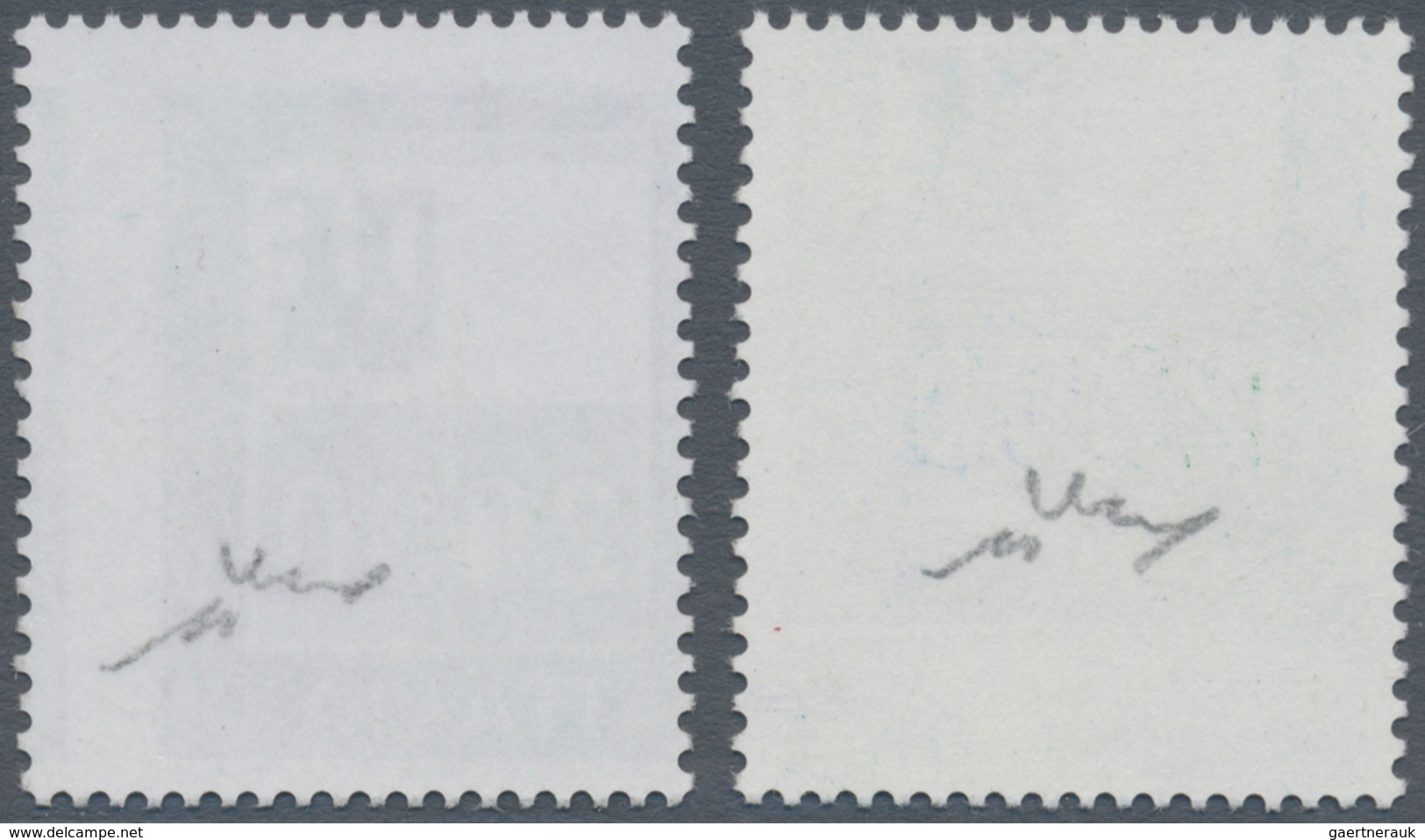 Italien: 1978, 2000 L "Italia" Definitive Issue, 2 Stamps With Printing Error "missing Head", Both S - Ongebruikt