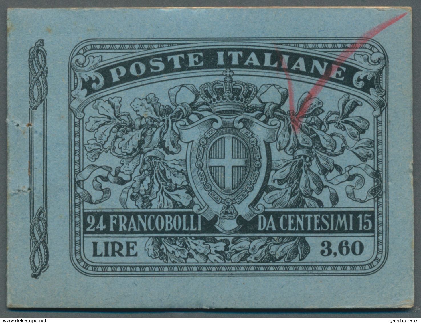 Italien - Markenheftchen: 1911, 3.60l. Booklet With Four Panes Of Six Stamps Each, Unmounted Mint, S - Non Classificati