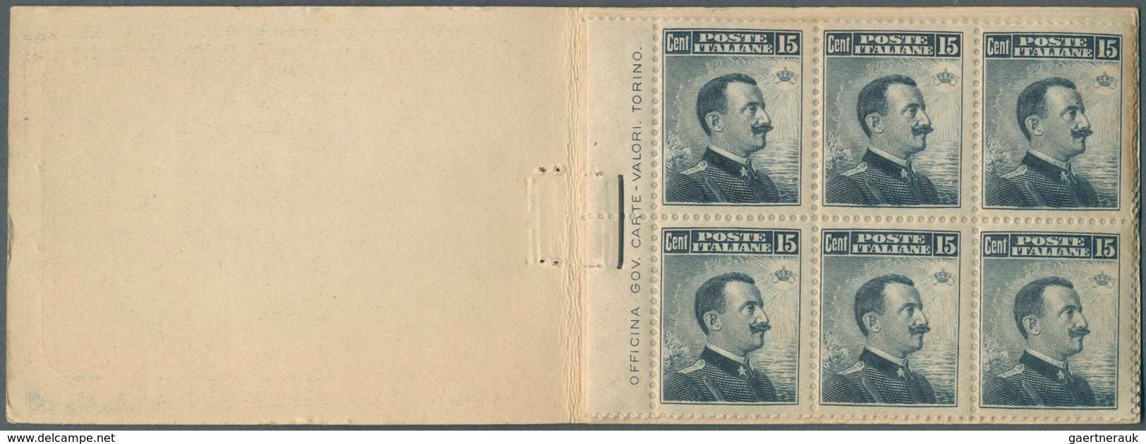 Italien - Markenheftchen: 1911, 3.60l. Booklet With Four Panes Of Six Stamps Each, Unmounted Mint, S - Zonder Classificatie