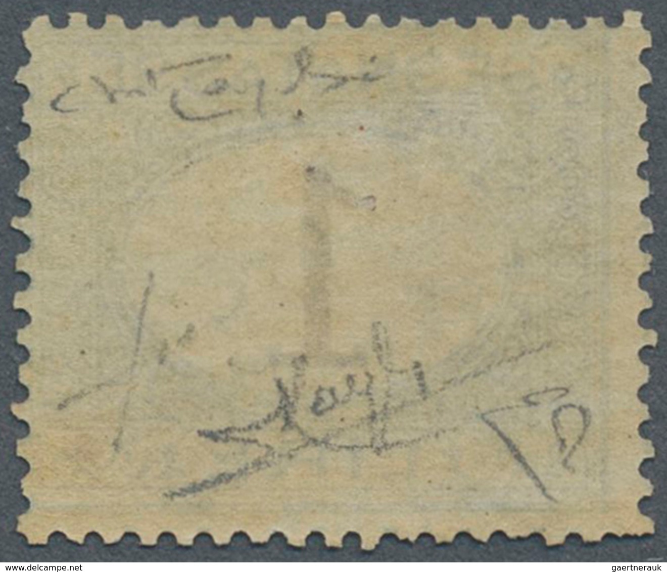 Italien - Portomarken: 1874, 1l. Blue/brown, Fresh Colour, Normally Perforated With Some Flat Perfs - Strafport