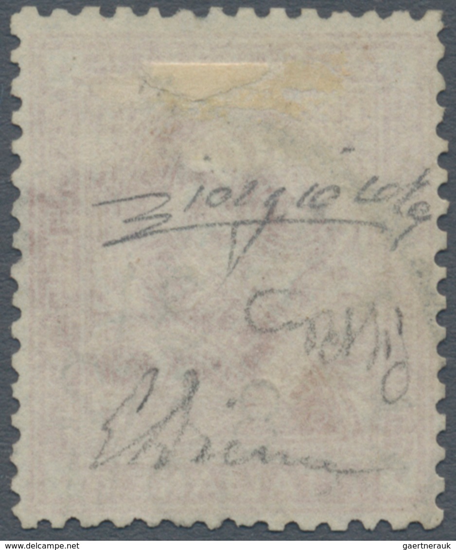 Italienische Post Im Ausland - Allgemeine Ausgabe: 1874, 2c. Brownish-red WITHOUT OVERPRINT "ESTERO" - Altri & Non Classificati