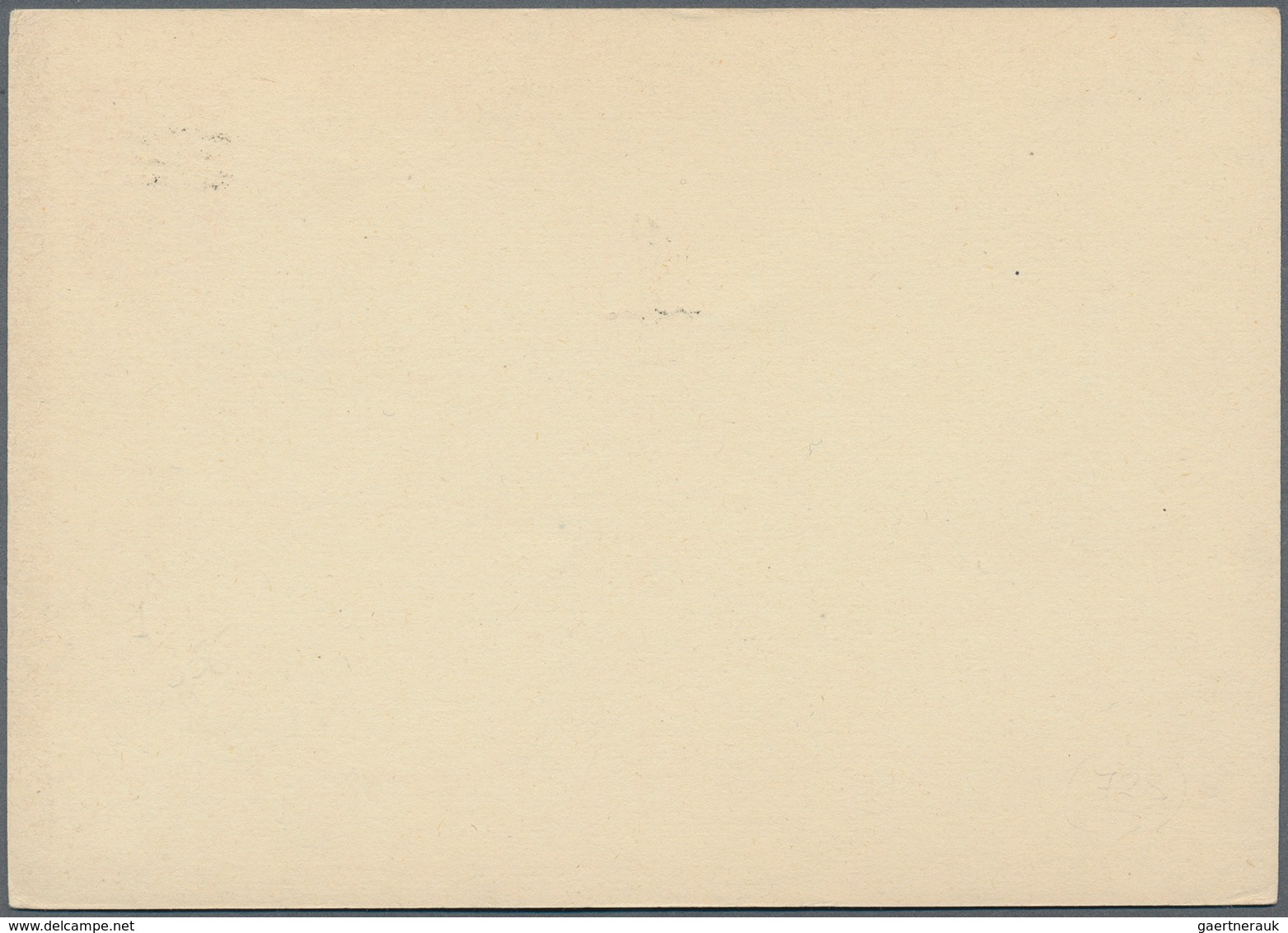 Italien - Ganzsachen: 1944, Overprint Issue 75 C. Postal Stationery Card, Unused, Fine, Signed Rayba - Interi Postali