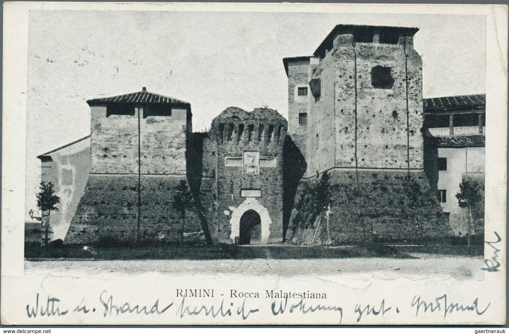 Italien - Besonderheiten: 1903/1912, Three Insufficient Picture Postcards, First With Too Small Form - Non Classificati