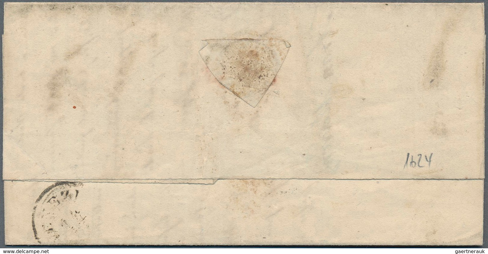 Österreich - Lombardei Und Venetien - Stempelmarken: 1854: Stempelmarke 30 Cent. Tiefdruck, Gestempe - Lombardo-Vénétie