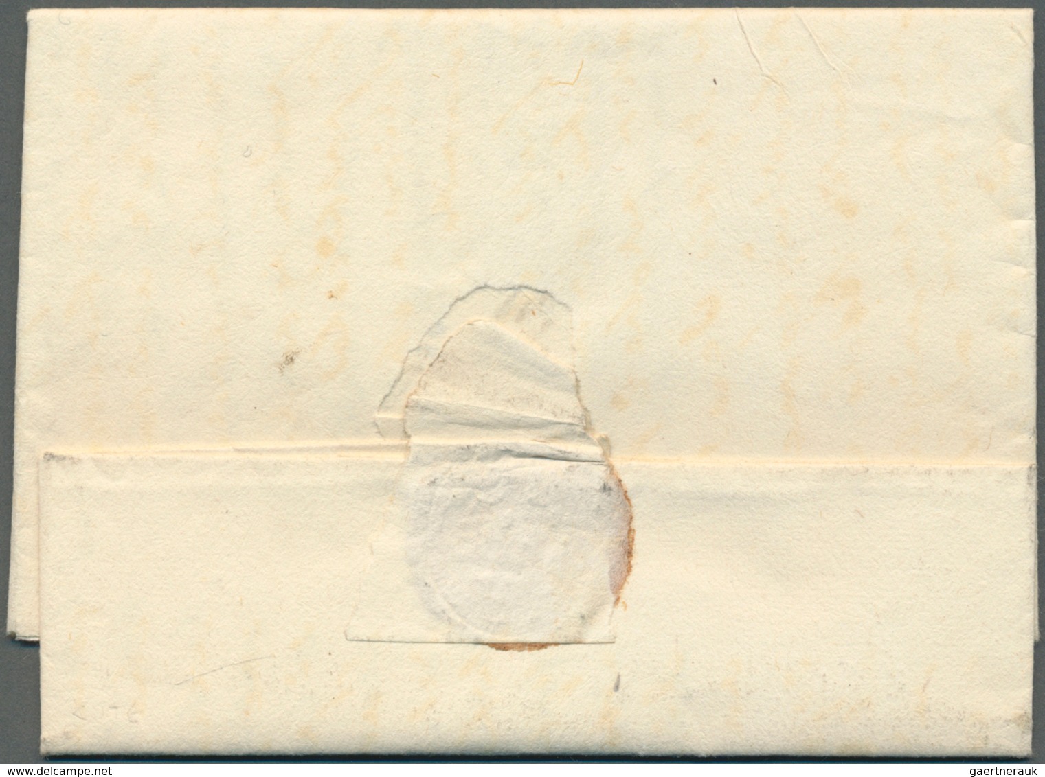 San Marino - Vorphilatelie: 1841, Folded Letter With Full Content, Written In SAN MARINO Sent To Rim - ...-1877 Voorfilatelie
