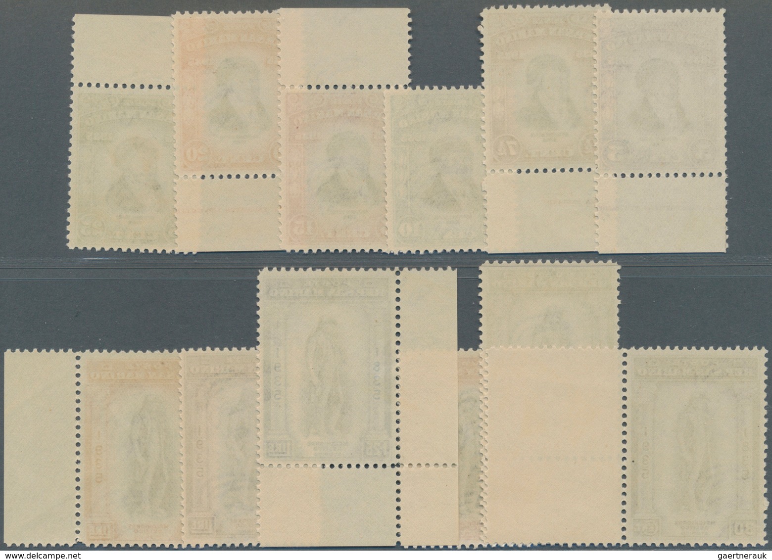 San Marino: 1935, 100 Years Death Of Melchiorre Delfico Complete Set Of 12, Mint Never Hinged And Sc - Andere & Zonder Classificatie