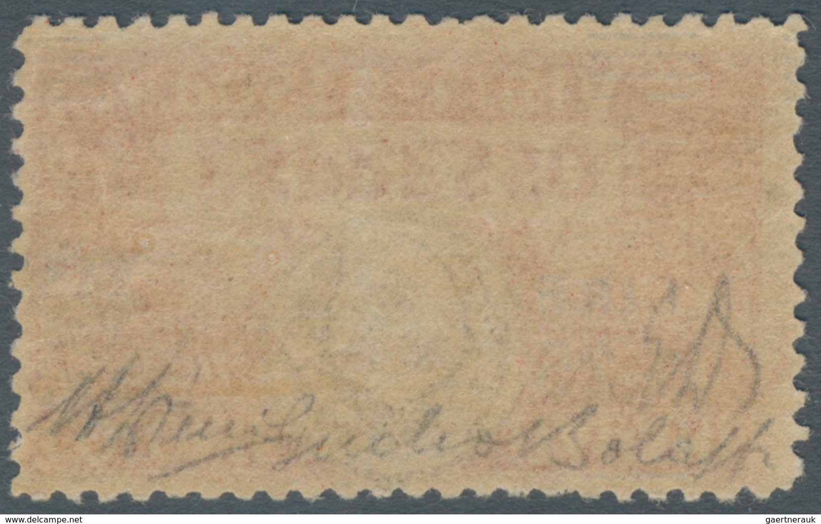 Italienisch-Libyen: 1927, 1.25l. On 60c. Red/brown, Perf. 11, INVERTED Blue Overprint On Express Sta - Libya