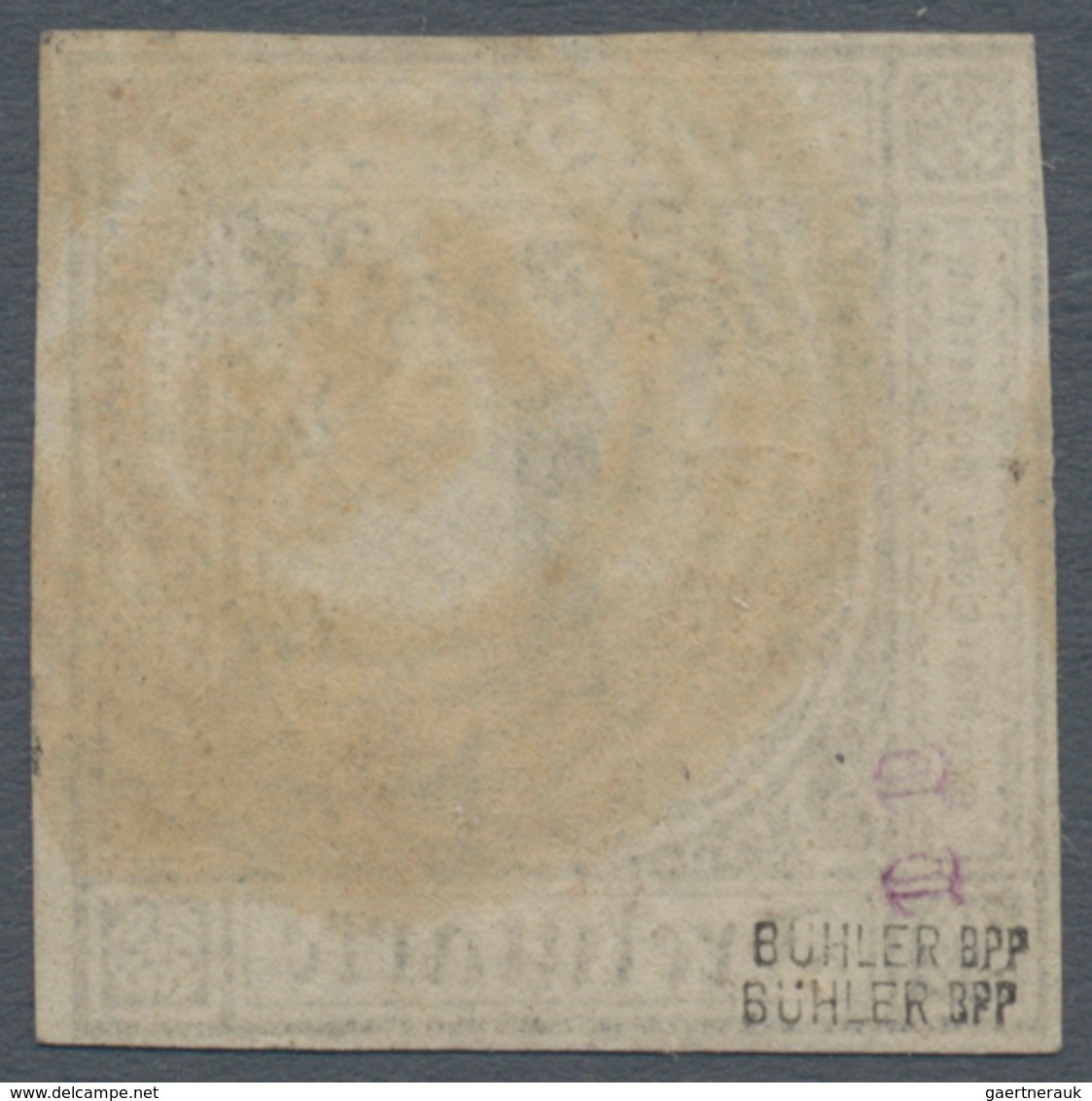 Baden - Marken Und Briefe: 1851, Ziffern 1 Kr. Schwarz Auf Hellgraugelb Auf Durchscheinendem Papier - Sonstige & Ohne Zuordnung