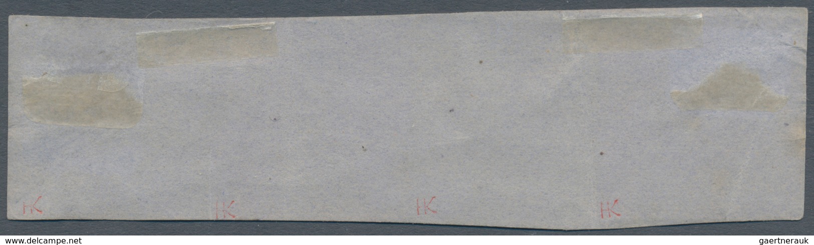 Baden - Marken Und Briefe: 1851, Ziffern 2x 9 Kr. Auf Rosa Und 1853, 2x 6 Kr. Auf Gelb Auf Briefstüc - Sonstige & Ohne Zuordnung