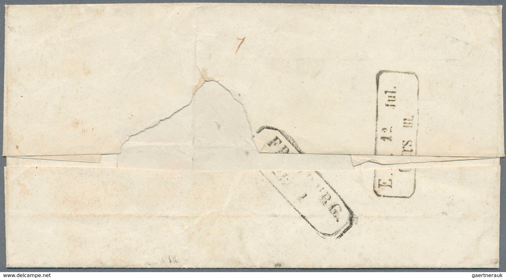 Baden - Marken Und Briefe: 1853, Ziffernausgabe 1 Kr. Schwarz Auf Weiß Als Paar Und Zwei Einzelmarke - Other & Unclassified