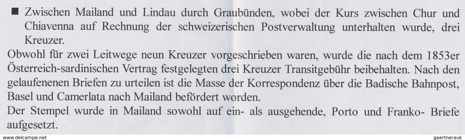 Baden - Marken Und Briefe: 1853, Kabinett-Faltbrief Mit Zweimal 6 Kr. Schwarz Auf Gelb (linke Marke - Otros & Sin Clasificación