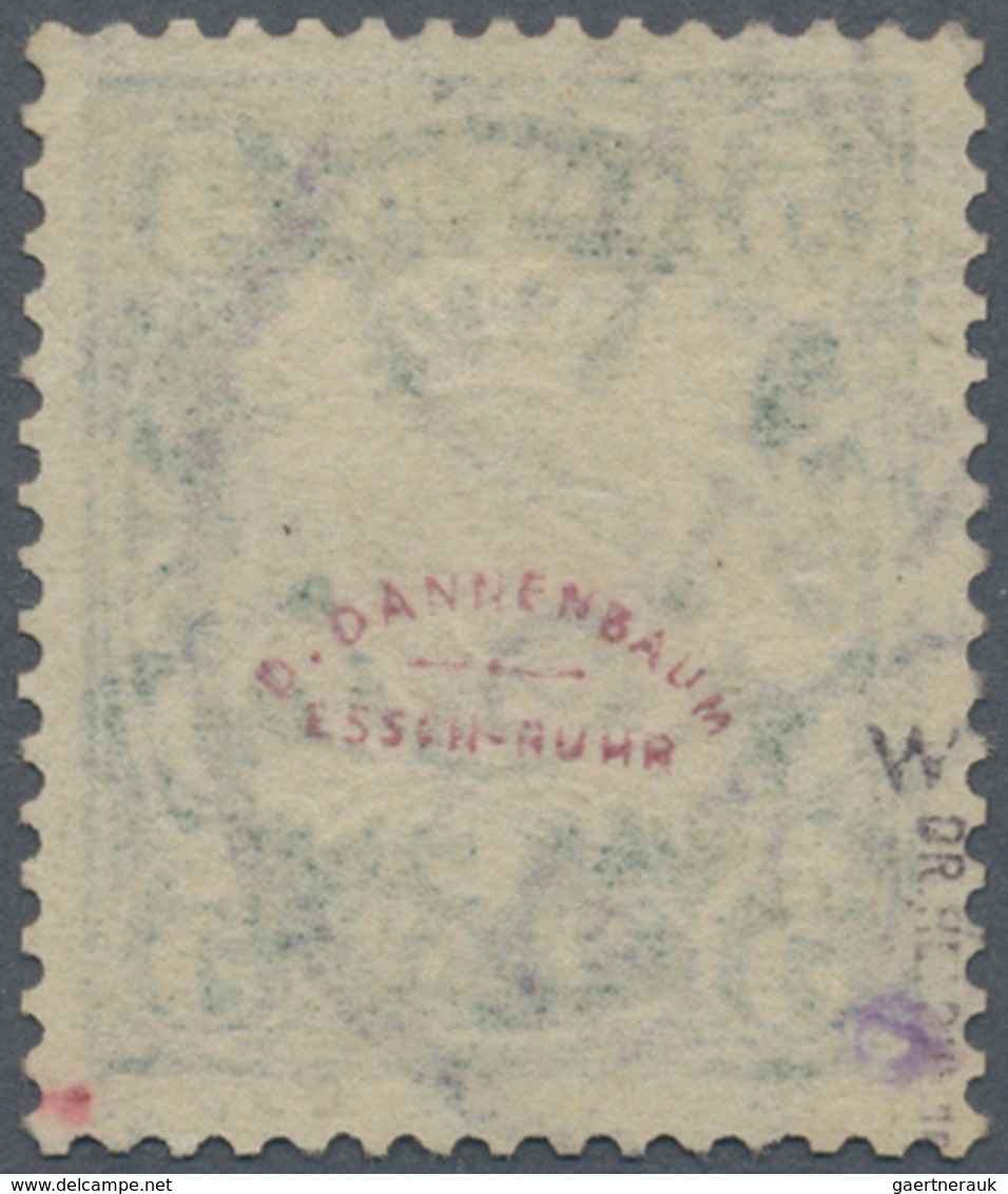 Bayern - Marken Und Briefe: 1890, 5 Pfg. Wappen Auf Ornament, Grün, Papier Y, Mit WZ 3, Gest. Einwan - Altri & Non Classificati