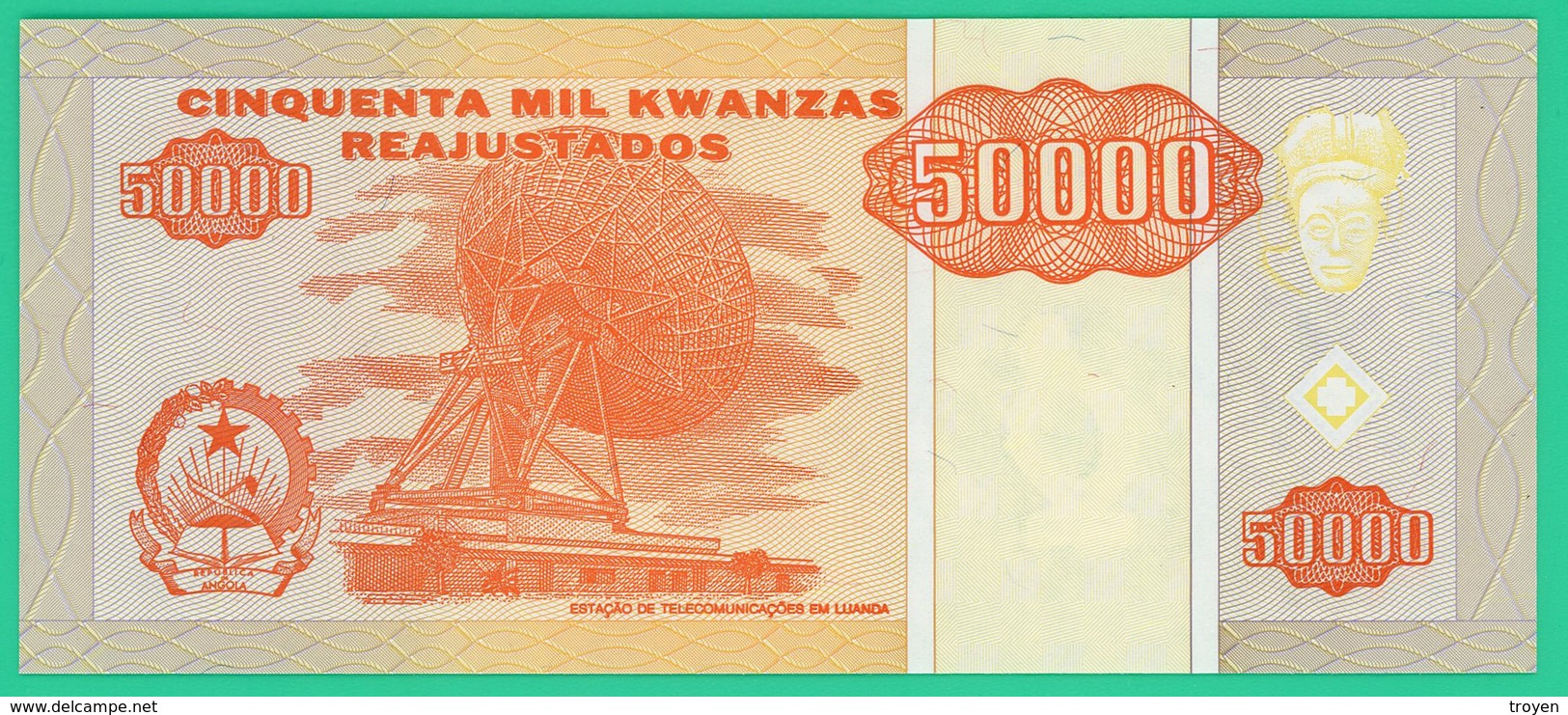 50000 Wanzas - Angola -  1995 - N° PT2972218 - Neuf - Angola