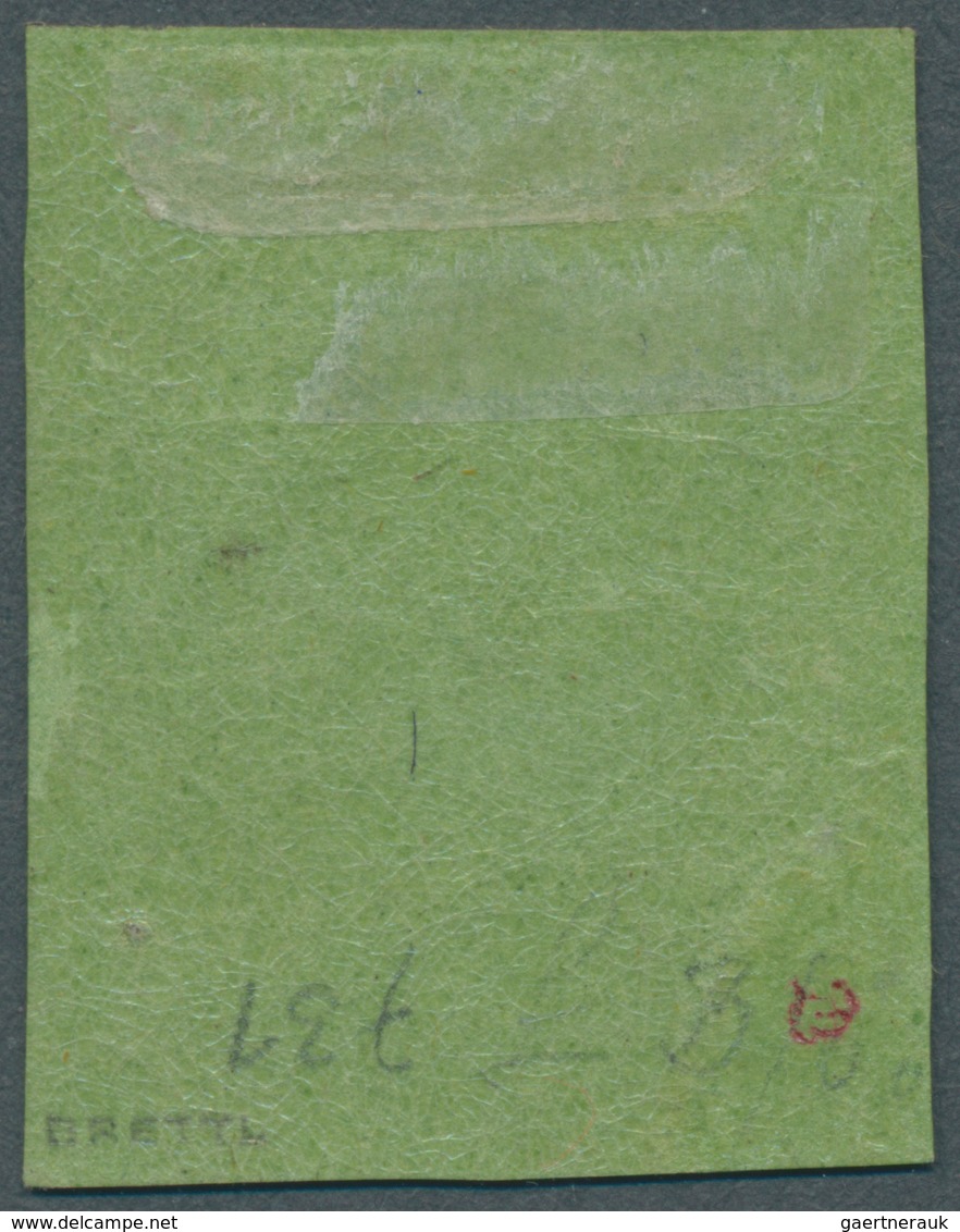 Oldenburg - Marken Und Briefe: 1859/61: ⅓ Gr. Schwarz Auf Gelbgrün In Sehr Frischer Farbe, Allseits - Oldenburg