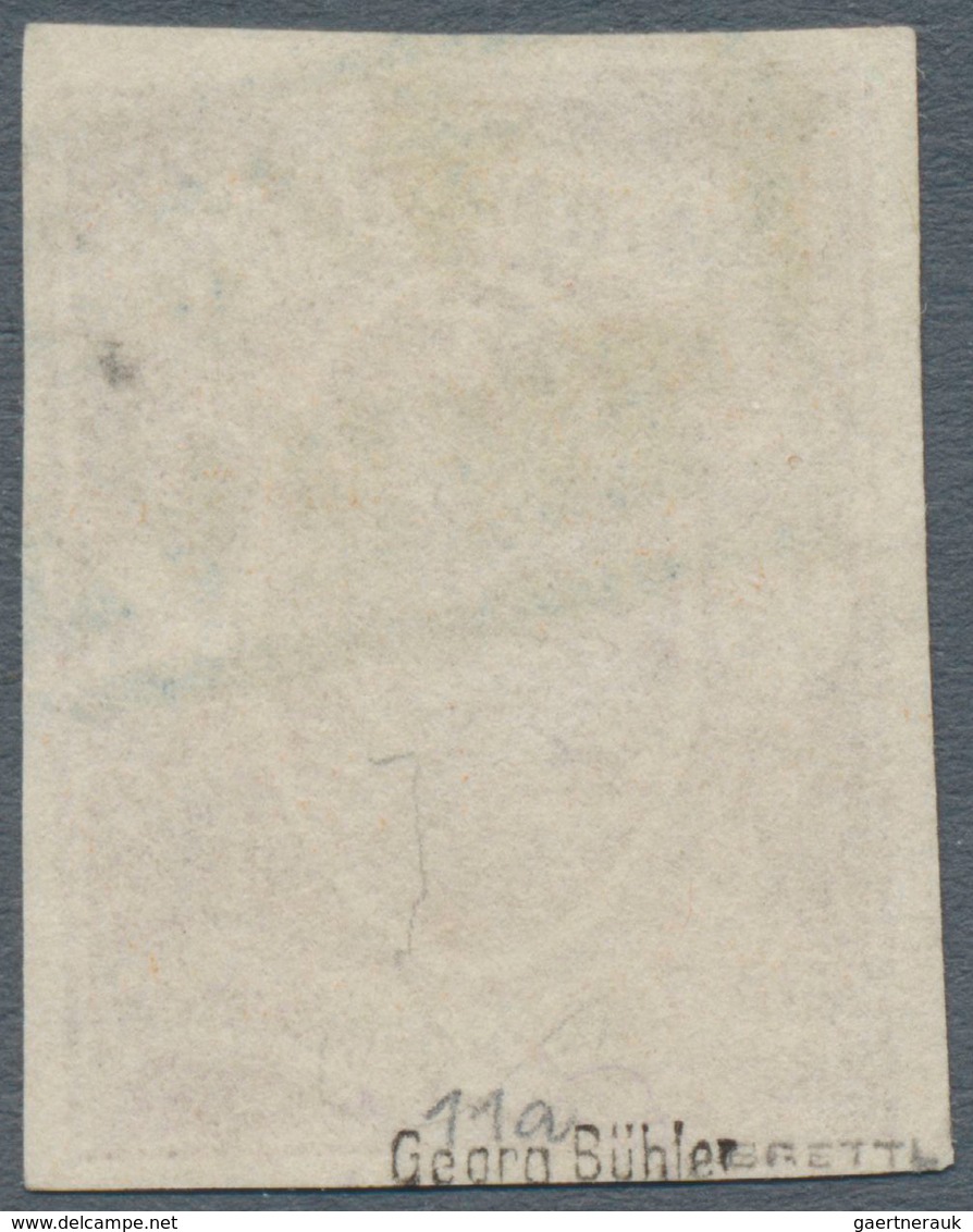 Oldenburg - Marken Und Briefe: 1861: ½ Gr. Hellrotbraun, Frische Farbe, Allseits Breitrandig, Blauer - Oldenburg
