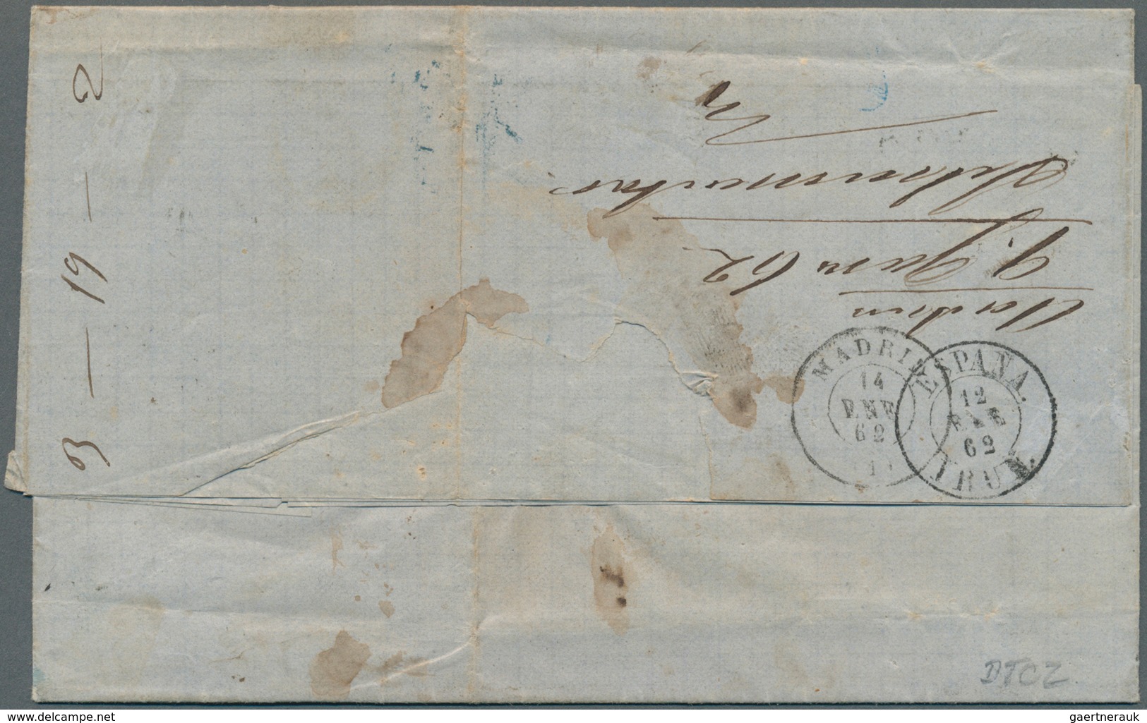 Preußen - Marken Und Briefe: 1862, Brief Aus Aachen, Datiert Vom 9 Januar 1862, Frankiert Mit 1 Sgr - Altri & Non Classificati