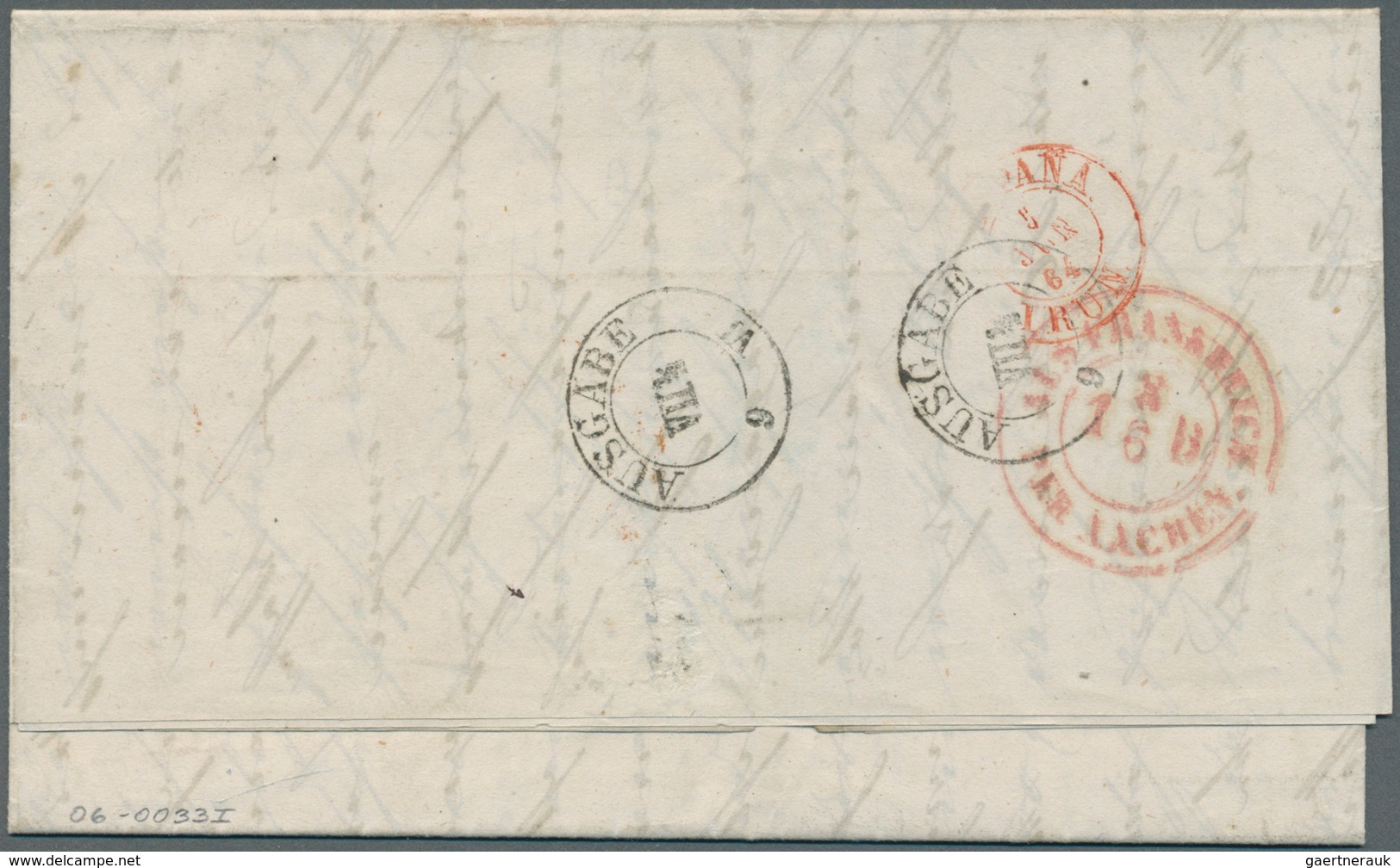 Sachsen - Besonderheiten: 1864, Eingehende Post, Brief Aus SAN SEBASTIAN, Spanien Nach Leipzig Mit P - Sachsen