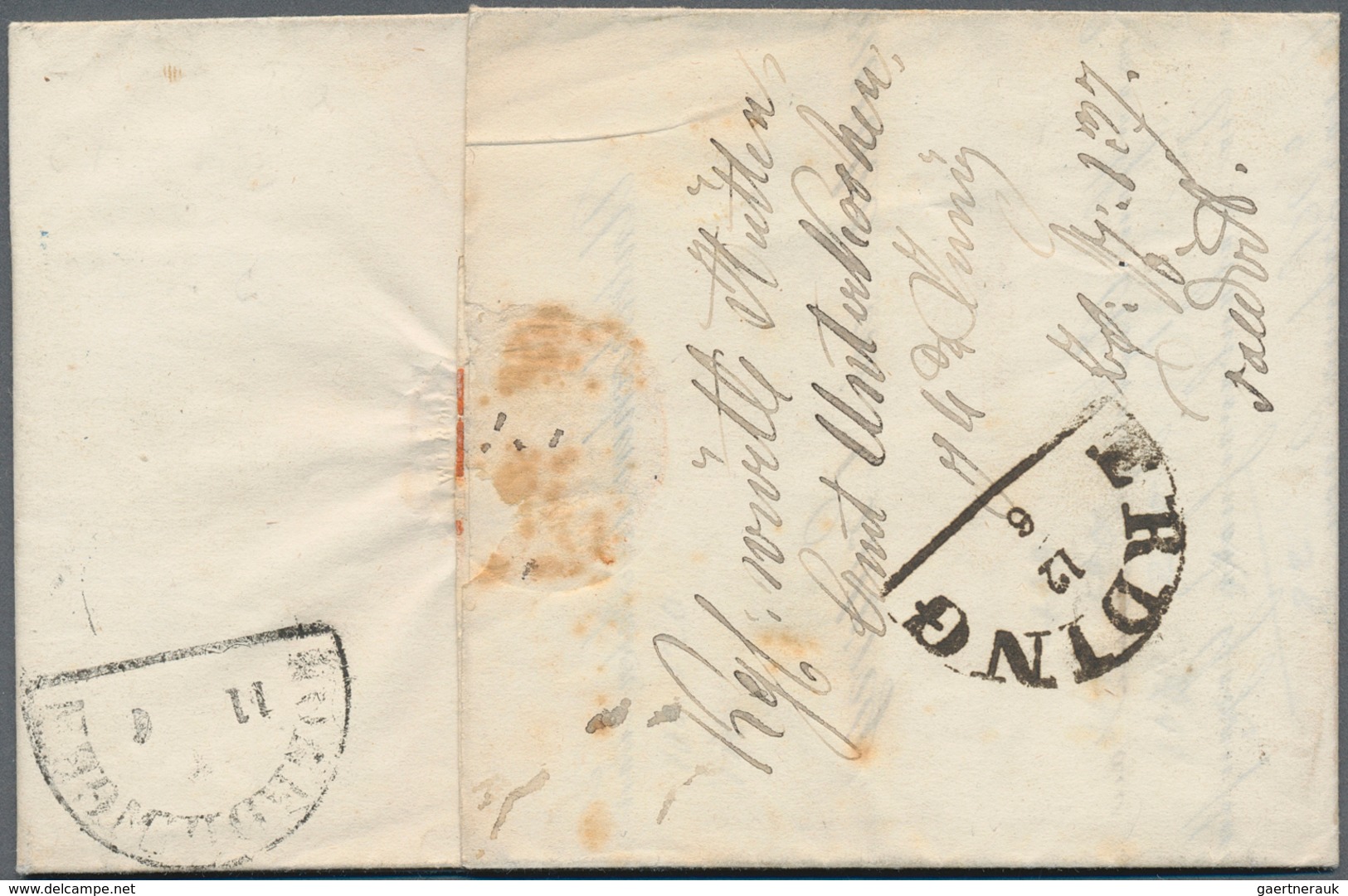 Württemberg - Marken Und Briefe: 1851, Zweimal Ziffern 3 Kr. Schwarz Auf C-Papierfarbe Pastellgelb A - Other & Unclassified