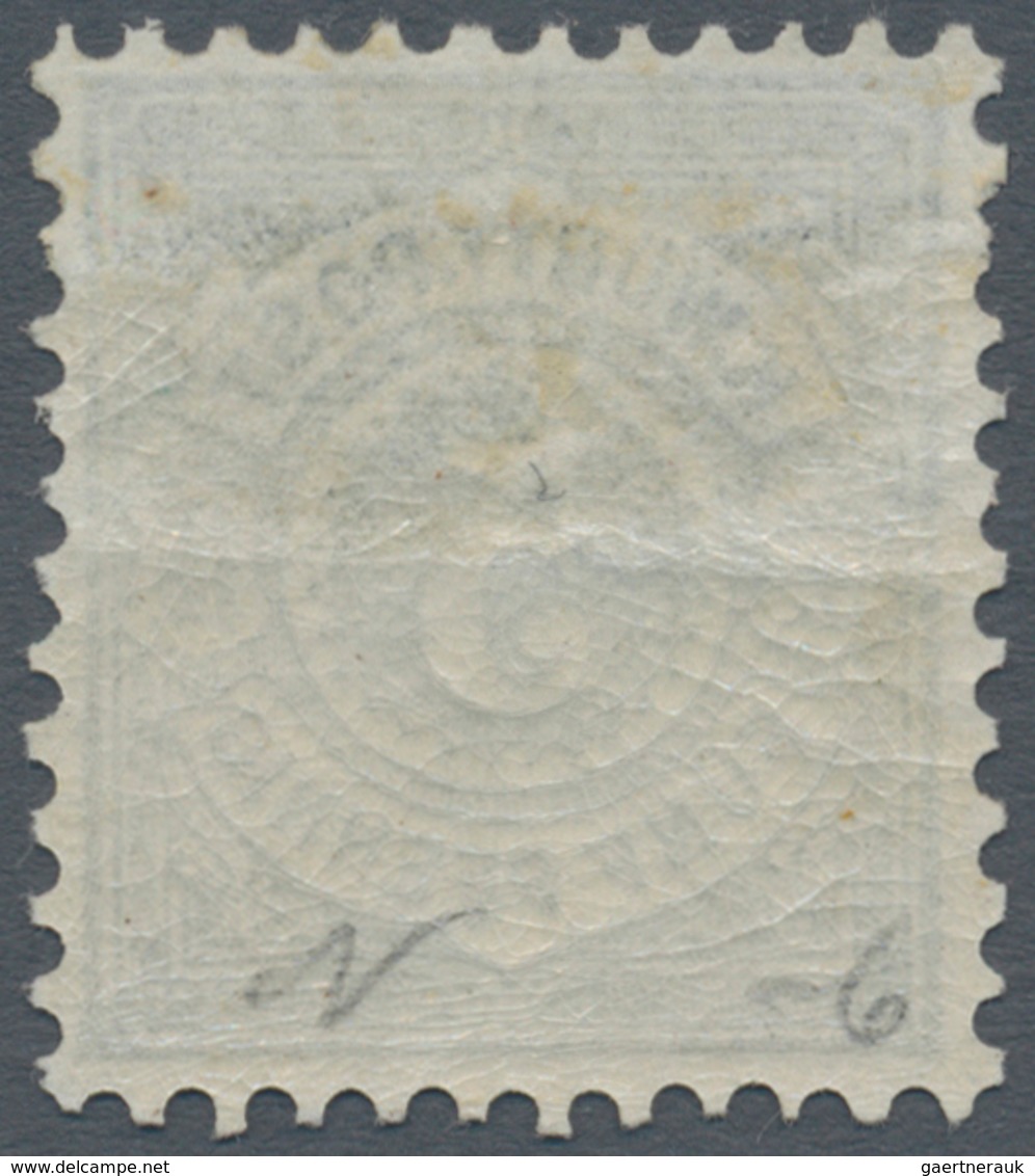 Württemberg - Marken Und Briefe: 1890, Ziffern 5 Pf. In Seltener B-Farbe Schwarzblaugrün, Ungebrauch - Altri & Non Classificati