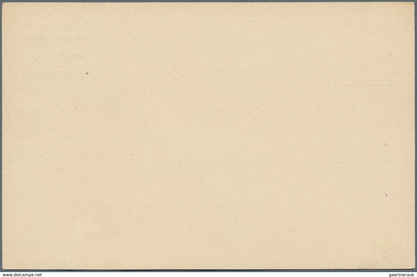 Württemberg - Ganzsachen: 1908. Aufbrauchkarte 3 Pf Braun Auf (2 Pf Grau), Druckdatum "8 5 00", Unge - Altri & Non Classificati