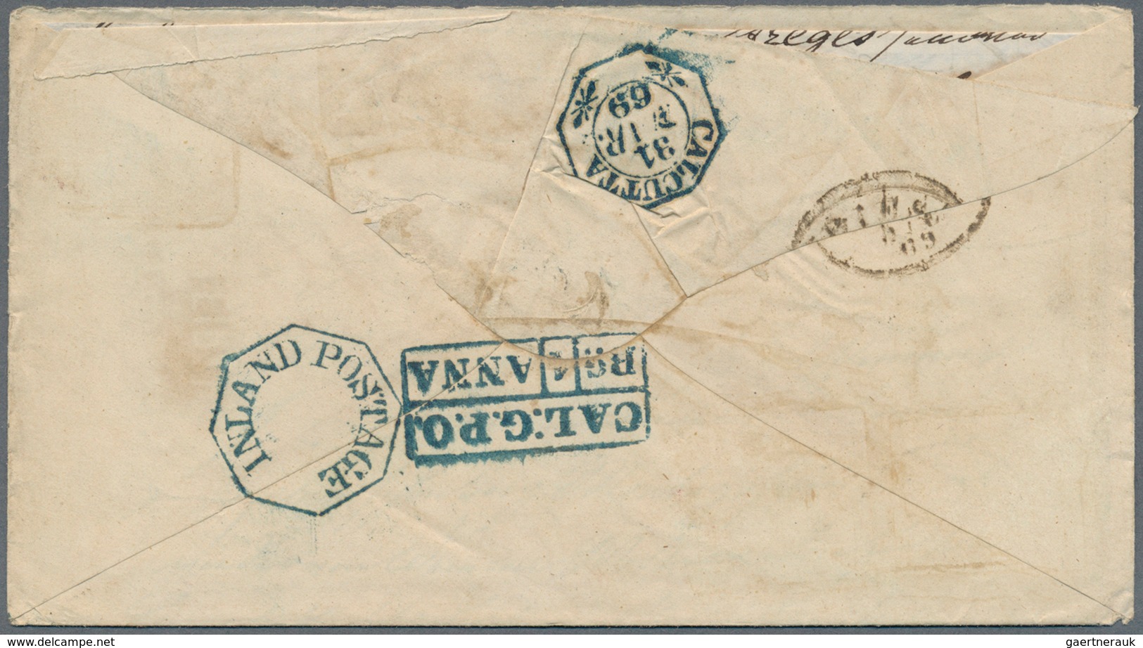 Norddeutscher Bund - Marken Und Briefe: 1868, 5 Gr. Ocker Durchstochen +1 Gr. Rot U. 2 Gr. Blau Gez. - Altri & Non Classificati
