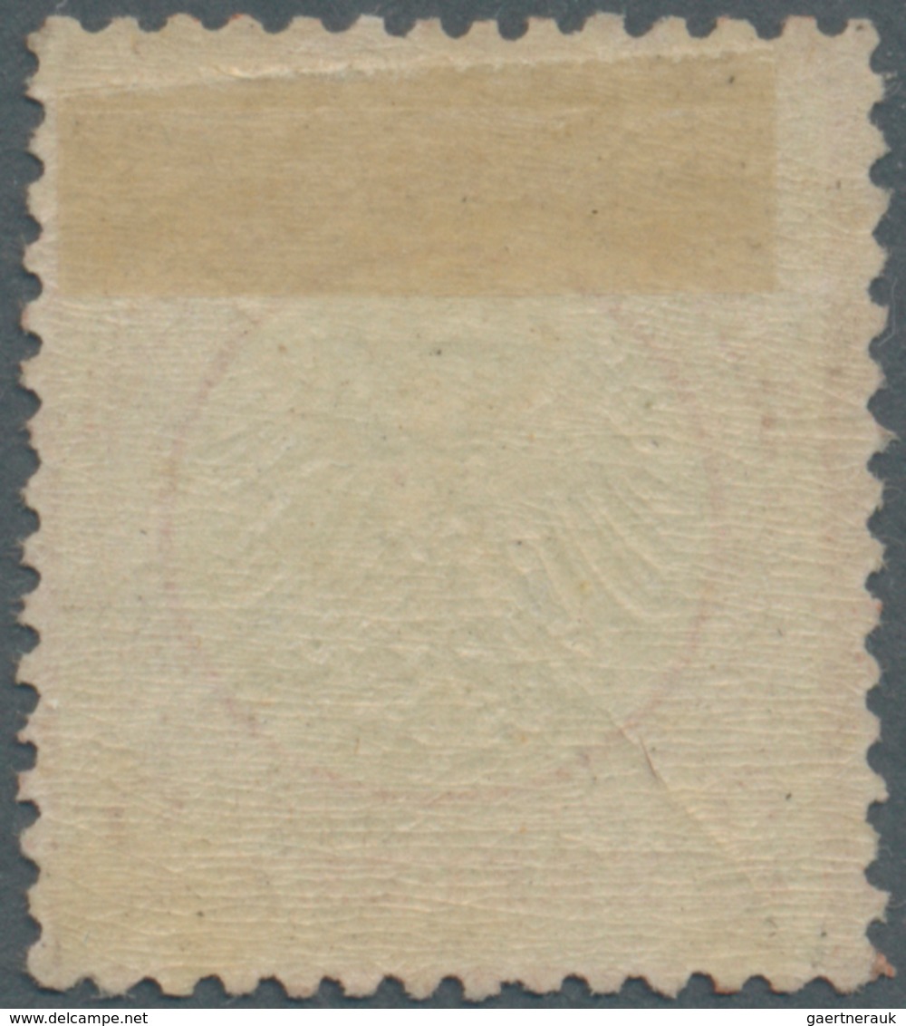 Deutsches Reich - Brustschild: 1872, Kleiner Schild 2 Kreuzer Rötlichorange, Ungebraucht Mit Origina - Storia Postale