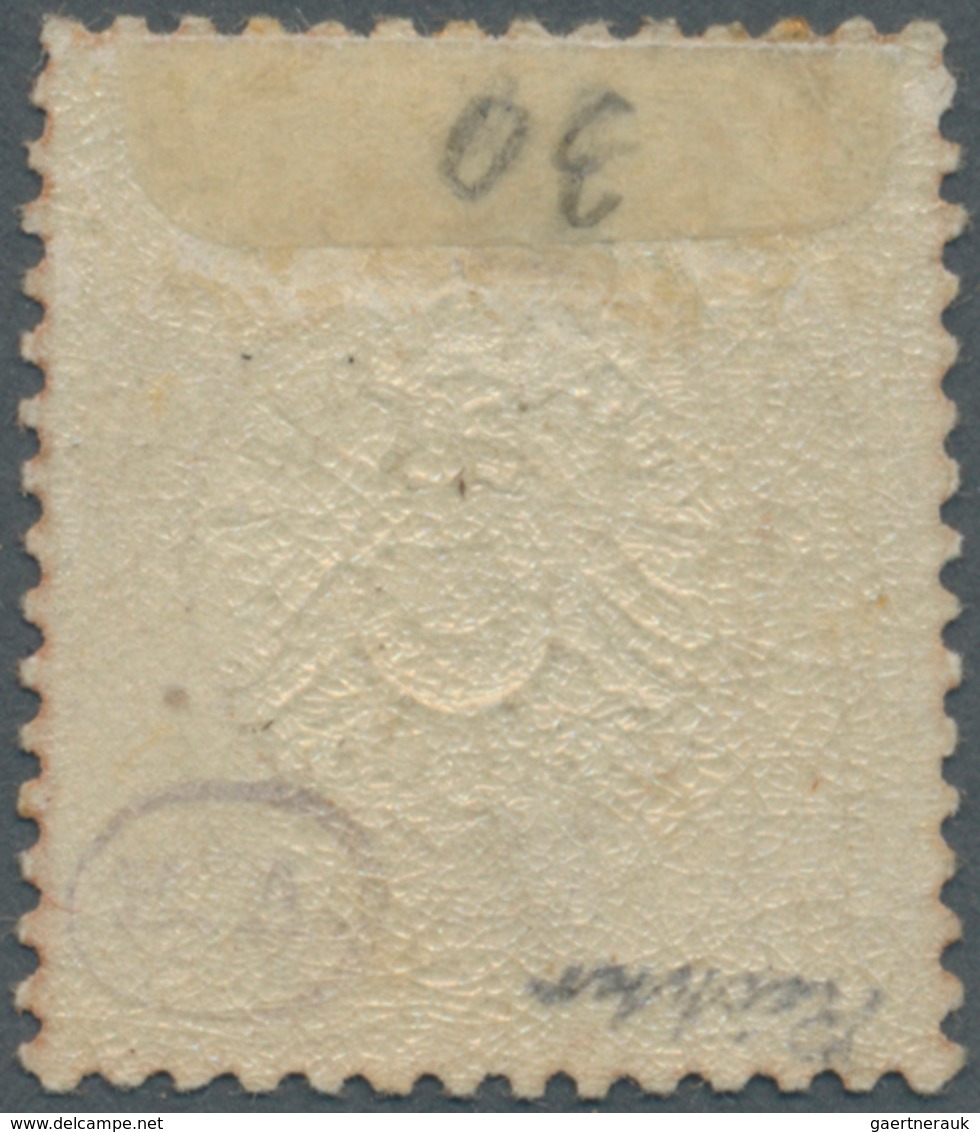 Deutsches Reich - Brustschild: 1872, Großer Schild 2½ Groschen Rötlichorange, Ungebraucht Mit Origin - Storia Postale