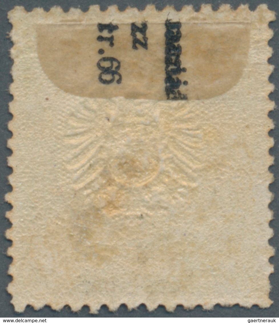 Deutsches Reich - Brustschild: 1872, Großer Schild 2 Kreuzer Gelblichorange, Ungebraucht Mit Origina - Cartas & Documentos