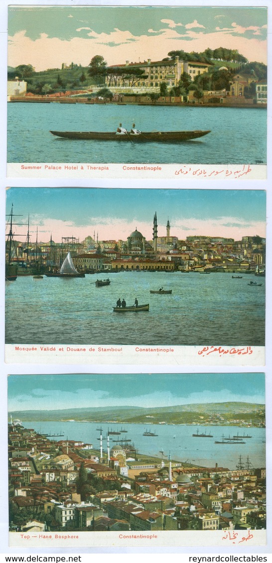 13x 1900's? Constantinople (Istanbul) Postcards, Including Some Real Photos. - Turkey