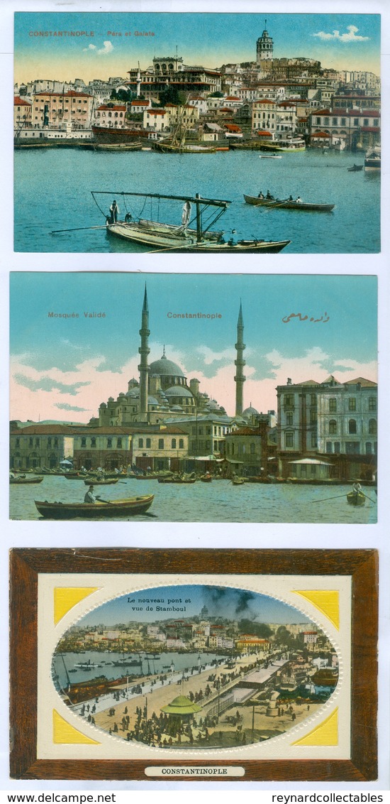 13x 1900's? Constantinople (Istanbul) Postcards, Including Some Real Photos. - Turkey