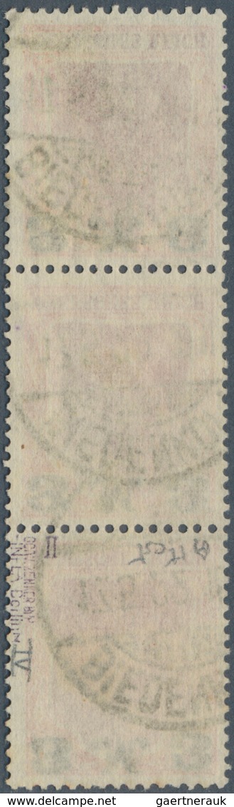Deutsches Reich - Inflation: 1921, 3 M Auf 1¼ M Germania, Orangerot Bis Dkl'rosa / Dunkelkarminlila - Nuevos